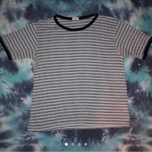 Striped John Galt USA Brandy Melville t shirt